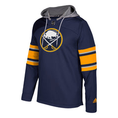 678F Buffalo Sabres Adidas Platinum Jersey Hood Hoodie