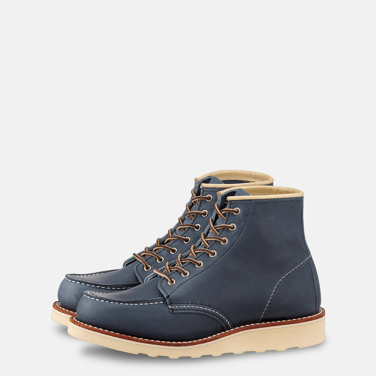 6-Inch Moc Short Boot in Blue Leather 3353 | Red Wing Heritage | Red Wing Shoes Women