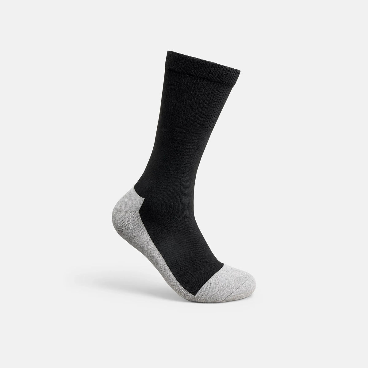 Unisex Coolmax® Blend Diabetic Crew Sock in Black | Red Wing Shoes Apparel