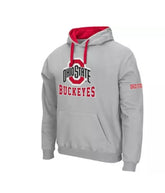 Colosseum Ohio State Buckeyes Grey Pullover Fleece NCAA Hoodie