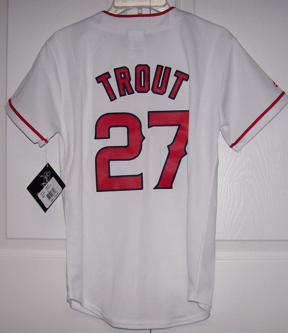 TROUT Los Angeles Angels TODDLER Majestic MLB Baseball jersey Home Whi