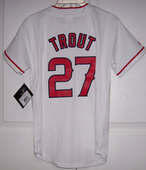 TROUT Los Angeles Angels TODDLER Majestic MLB Baseball jersey Home Whi