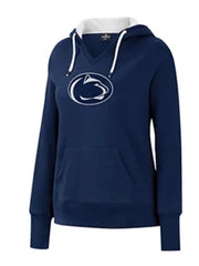 Colosseum LADIES Penn State Nittany Lions Navy Pullover Fleece NCAA Ho