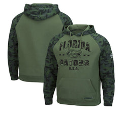 Colosseum Florida Gators Military Camo OHT Pullover Fleece NCAA Hoodie