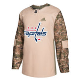 Washington Capitals Military Camo Khaki 258J Adidas NHL Pro Jersey