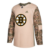 Boston Bruins Military Camo Khaki 258J Adidas NHL Pro Jersey