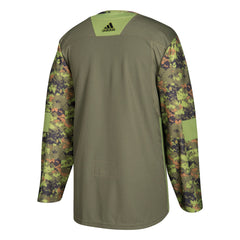 Vancouver Canucks Military Moss Camo 258J Adidas NHL Pro Jersey
