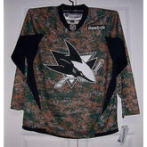 Military CAMO San Jose Sharks Reebok Premier Jersey