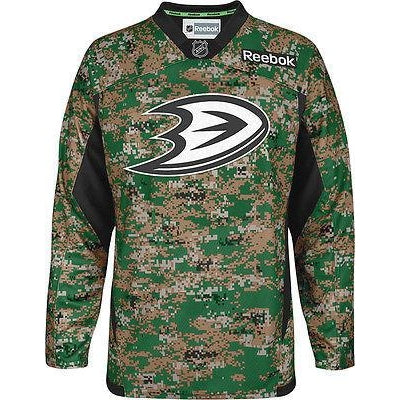 Military CAMO Anaheim Ducks Reebok Premier Jersey
