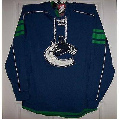 Vancouver Canucks Reebok 8623 Fleece Jersey Hoodie
