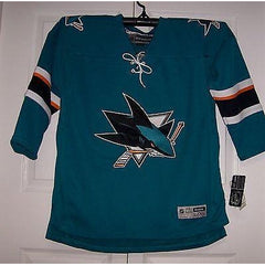 San Jose Sharks New Home YOUTH Reebok Premier 7185 Jersey