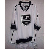 Los Angeles Kings YOUTH Reebok Premier 7185 White Grey Jersey