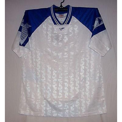 White & Royal Interroma Soccer jersey jerseys Youth - Adult