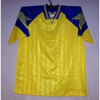 Yellow & Royal Interroma Soccer jersey jerseys Youth - Adult