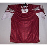 Maroon & White Interroma Soccer jersey jerseys Adult