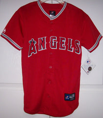 TROUT Los Angeles Angels Infant Majestic MLB Baseball jersey RED Alter