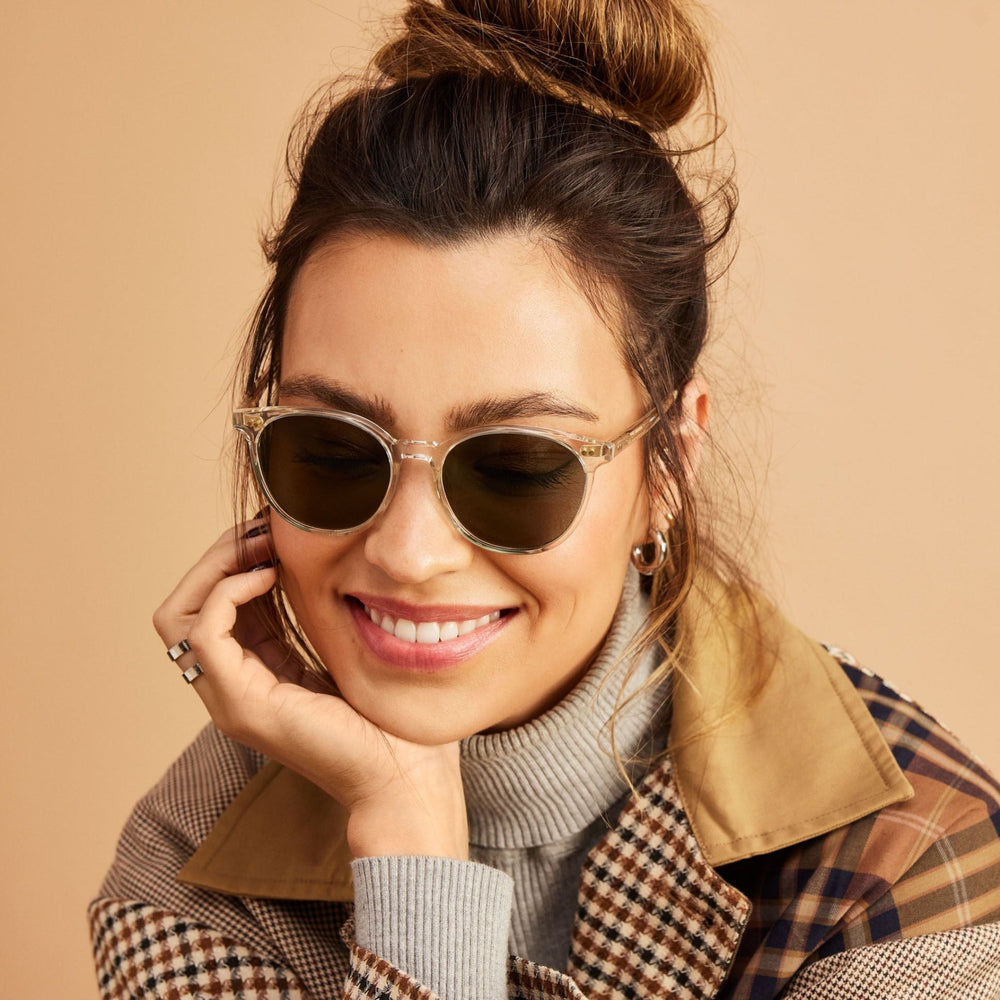 Bellini Champagne Crystal Handcrafted Sunglasses