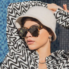 Natasha Tortoise Polarized Handcrafted Sunglasses