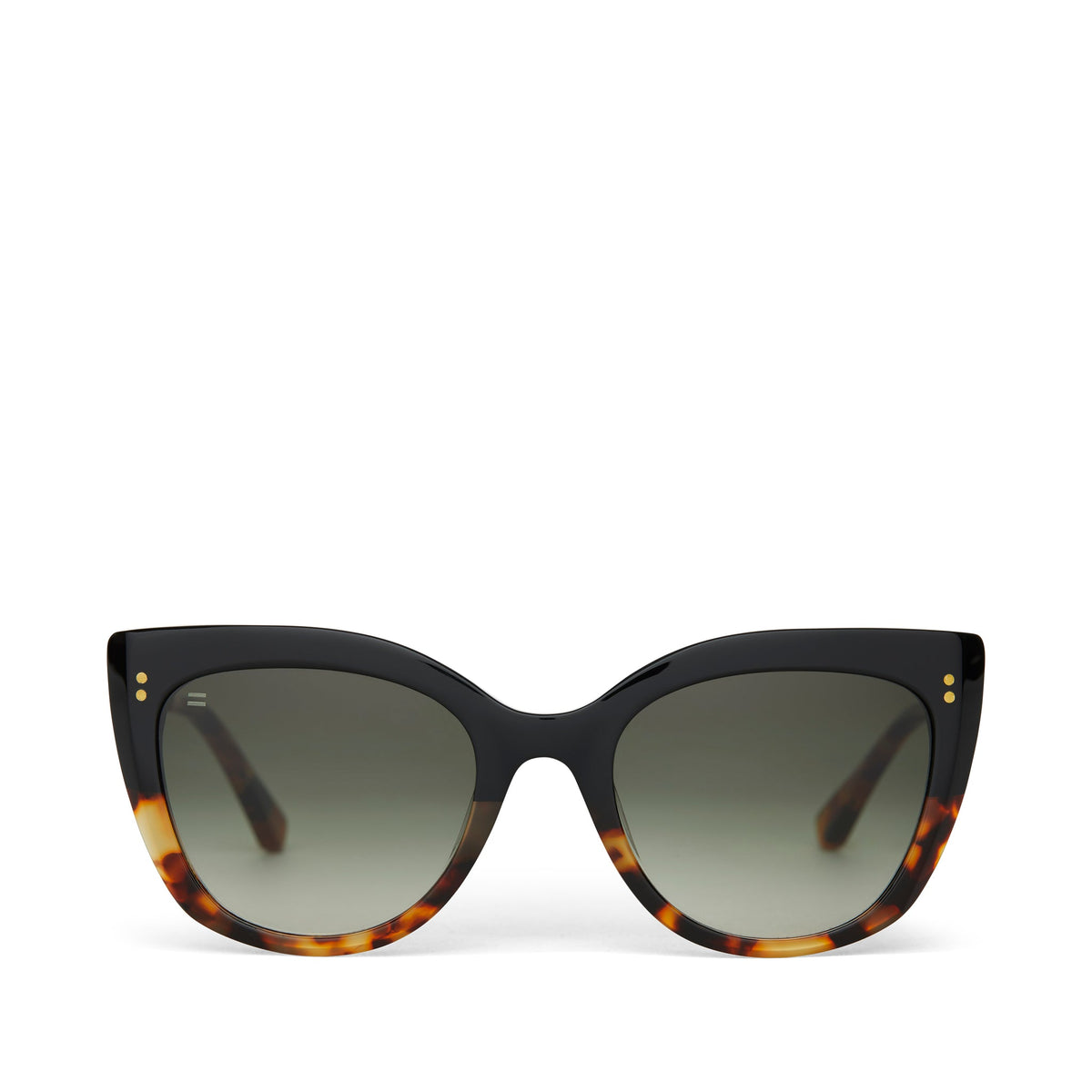 Sophia Black Tortoise Fade Handcrafted Sunglasses