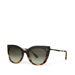 Sophia Black Tortoise Fade Handcrafted Sunglasses