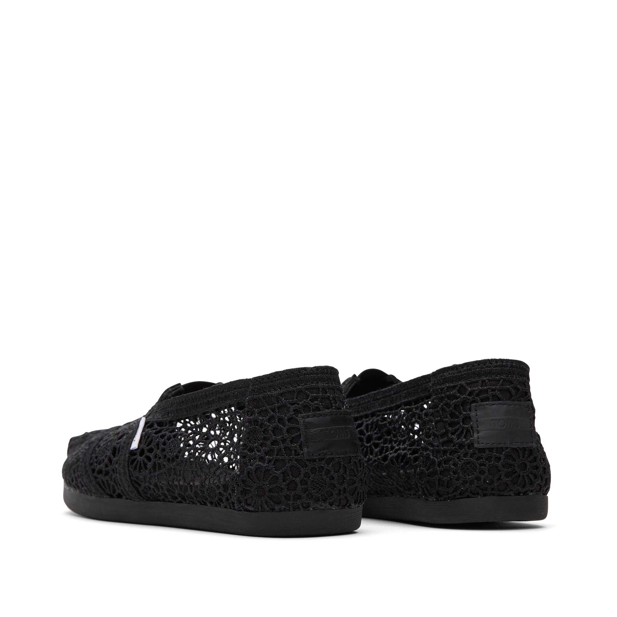 Alpargata Black Moroccan Crochet