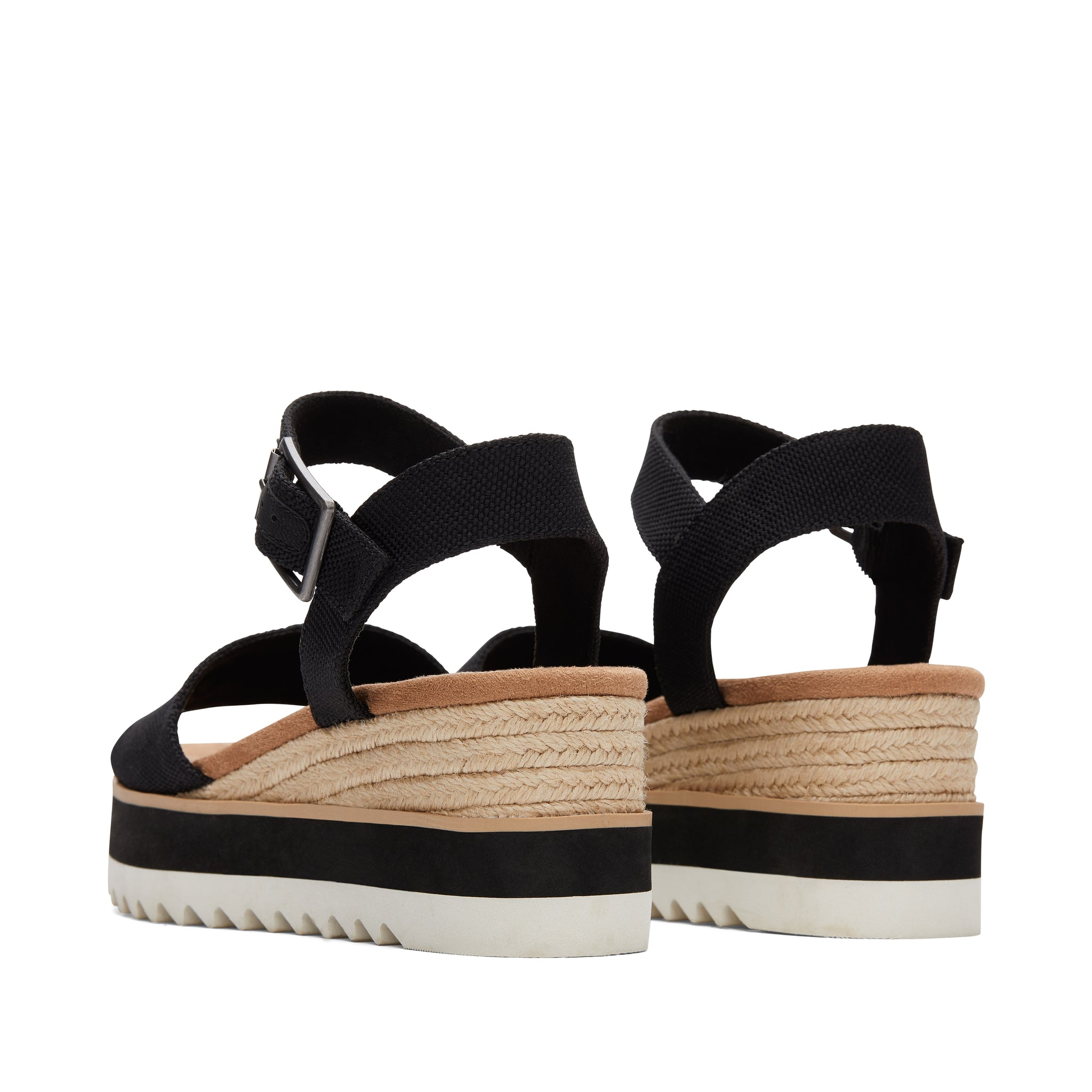 Diana Black Wedge Sandal