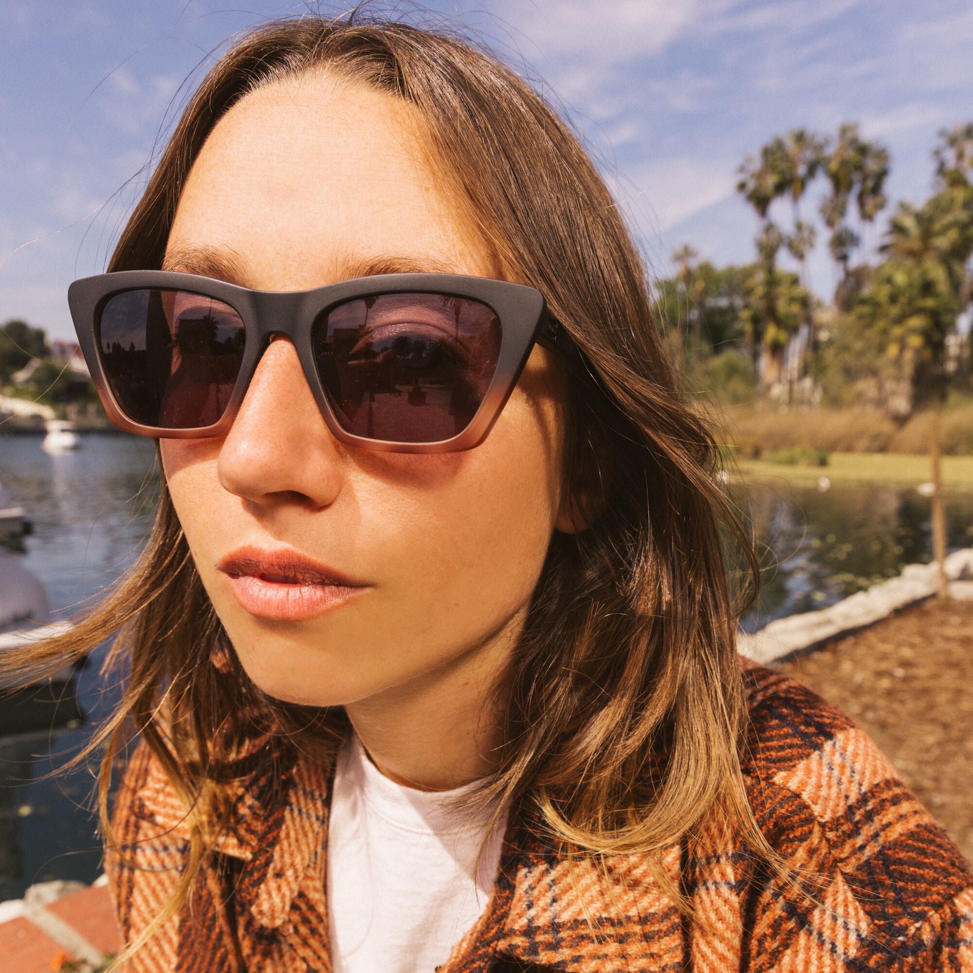 Sahara Black Honey Tortoise Fade Traveler Sunglasses