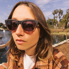 Sahara Black Honey Tortoise Fade Traveler Sunglasses