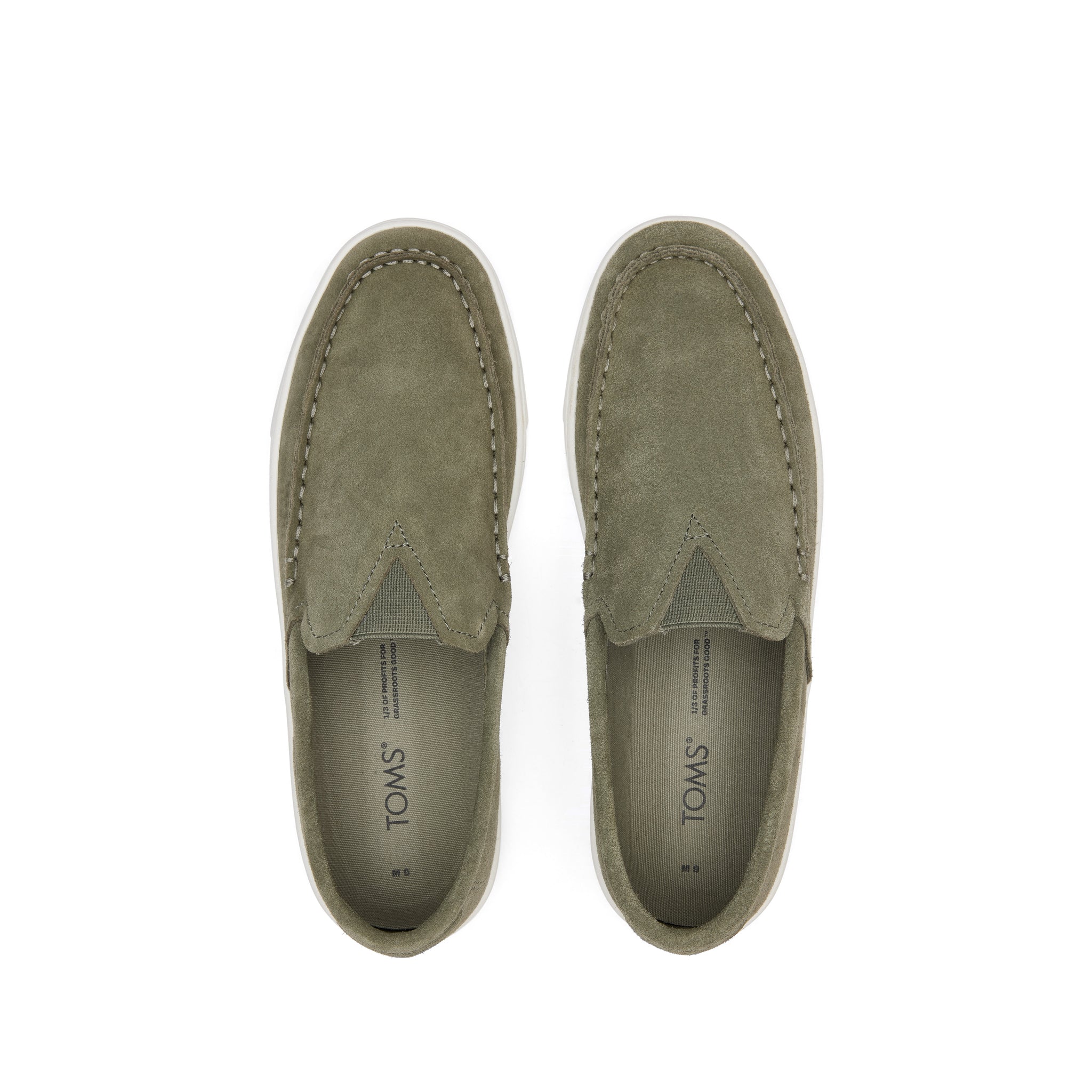 TRVL LITE Loafer Vetiver Grey Suede