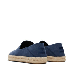 Santiago Loafer Navy Recycled Cotton Canvas