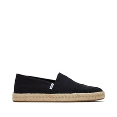 Alpargata Black Recycled Cotton Rope 2.0 Espadrille