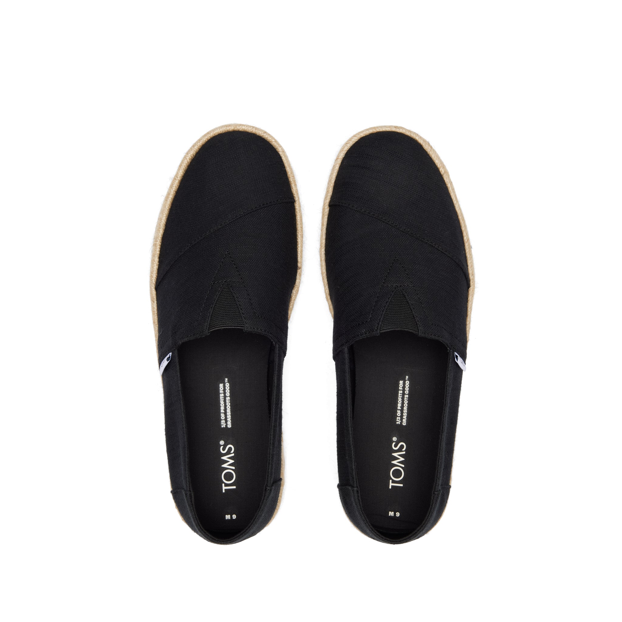 Alpargata Black Recycled Cotton Rope 2.0 Espadrille