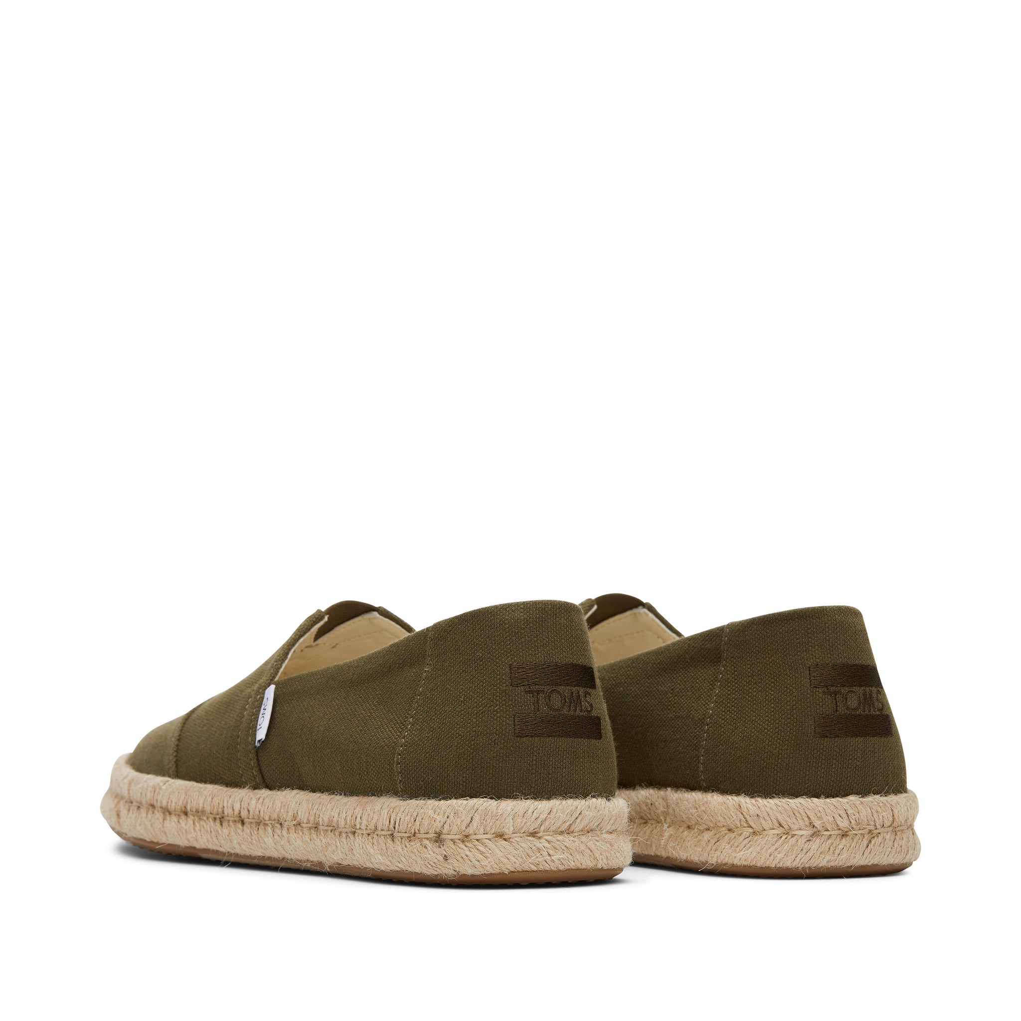 Alpargata Rope 2.0 Espadrille Olive Recycled Cotton Slubby Woven