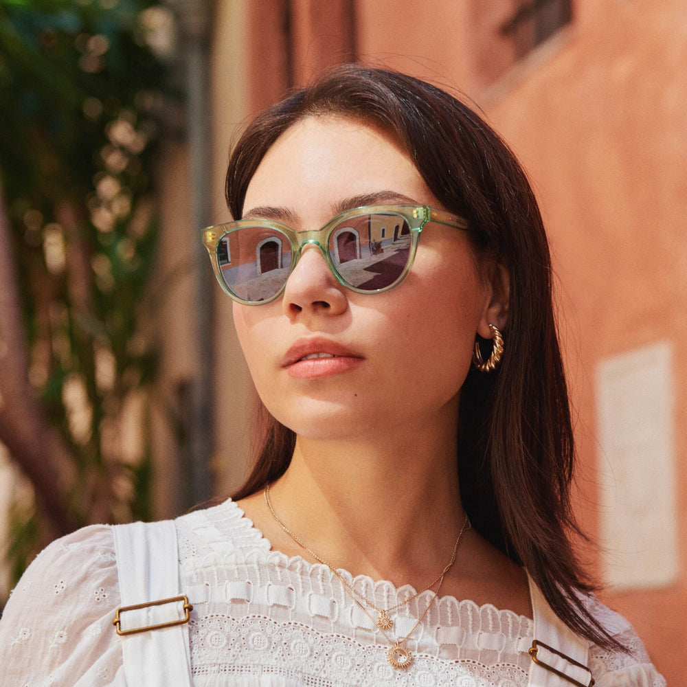 Marlowe Jade Handcrafted Sunglasses
