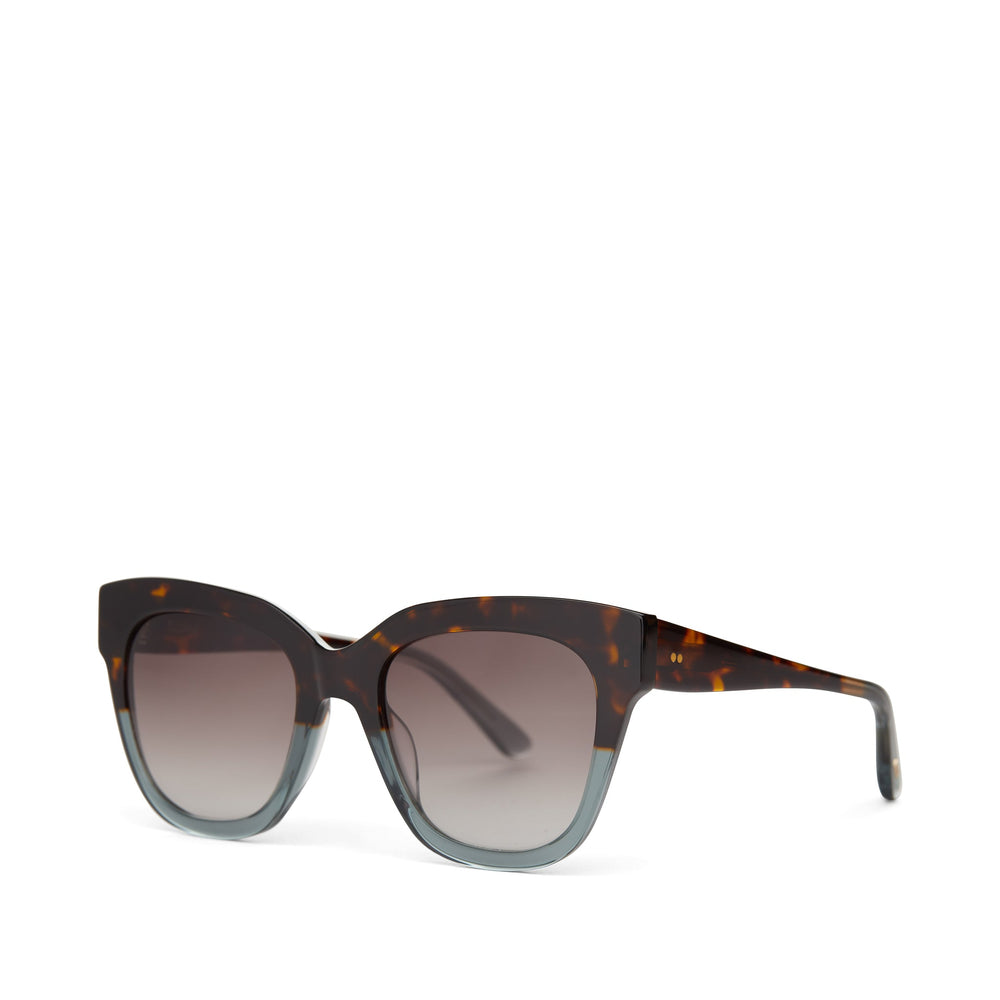 Sloane Tortoise Ocean Grey Fade Handcrafted Sunglasses