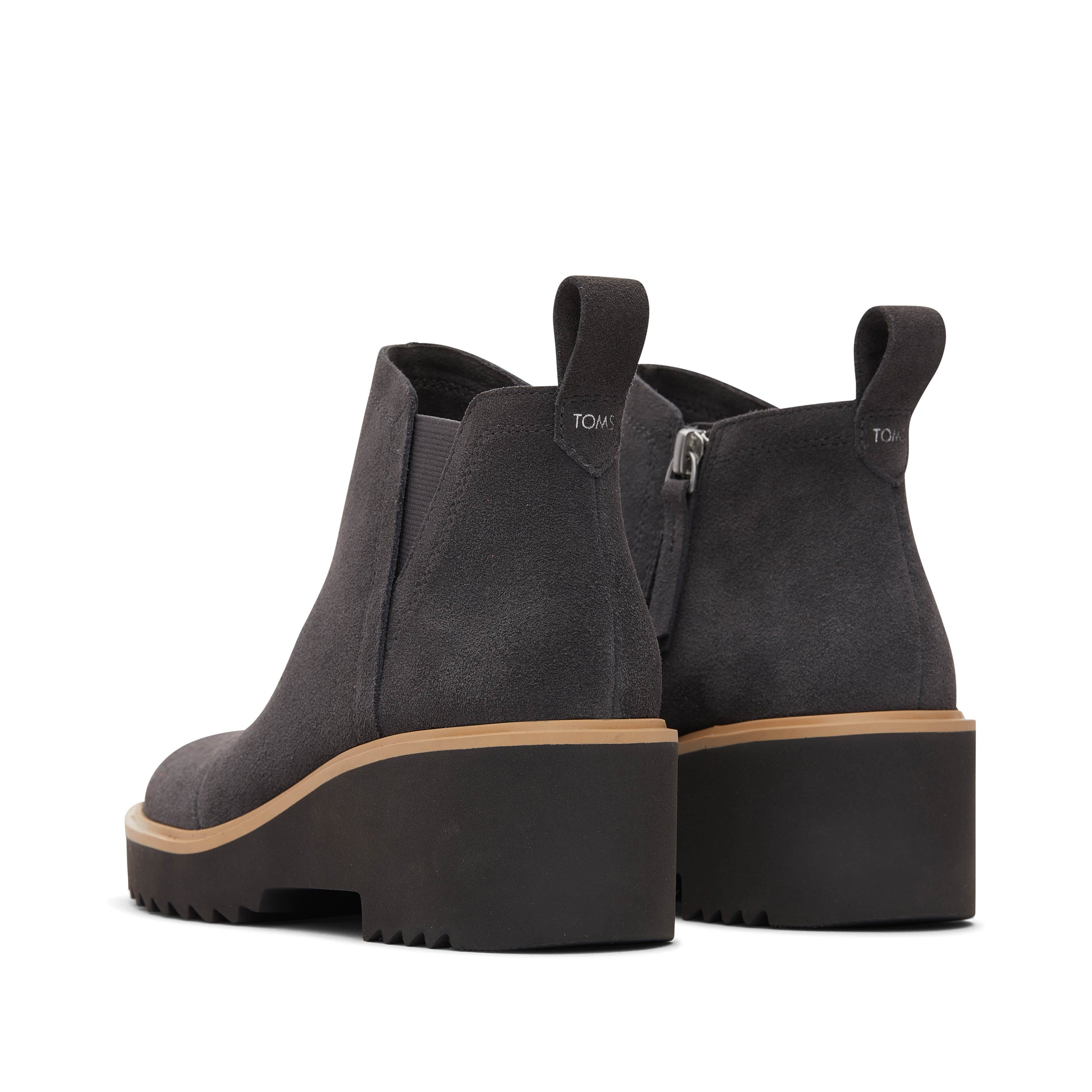 Maude Forged Iron Suede Wedge Boot