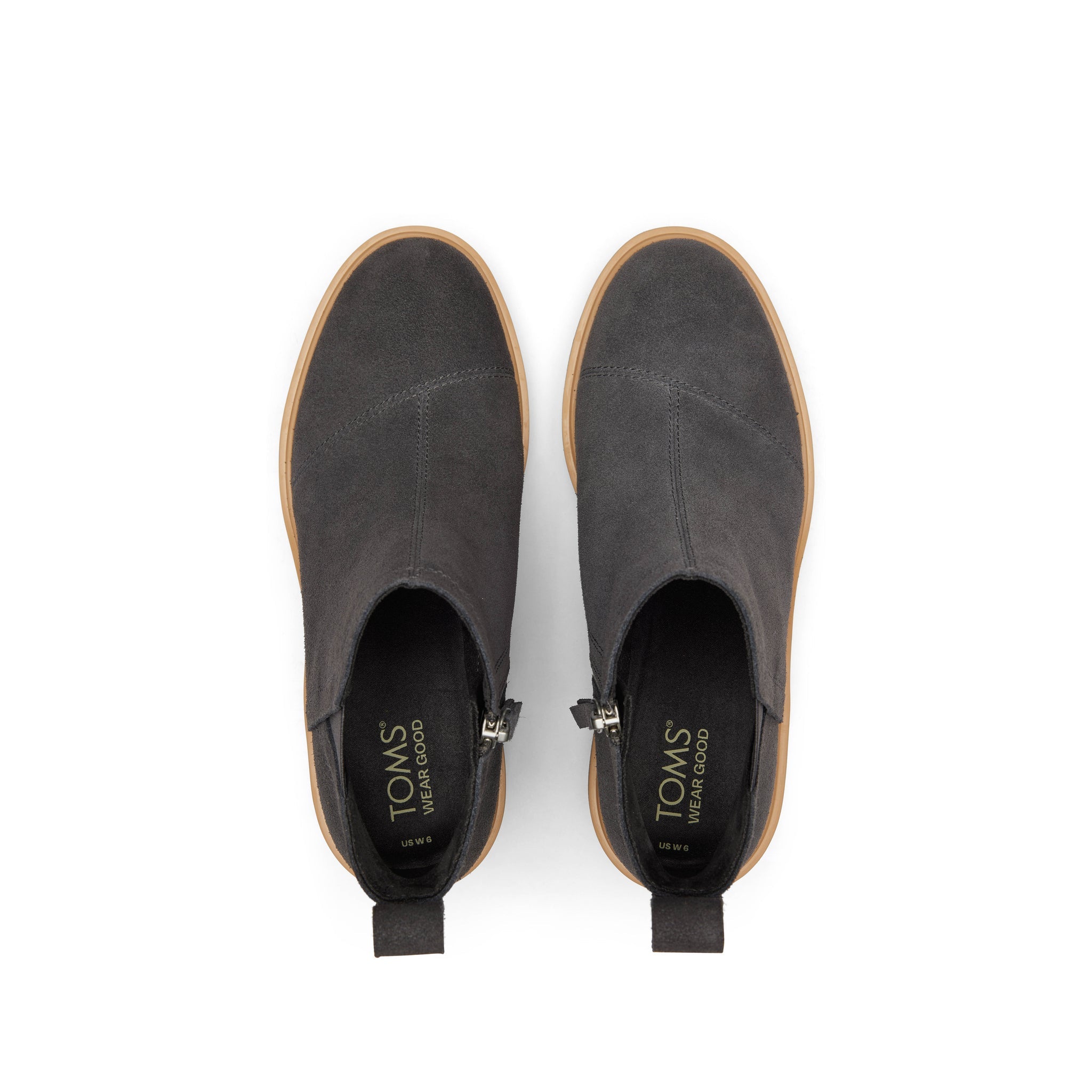 Maude Forged Iron Suede Wedge Boot