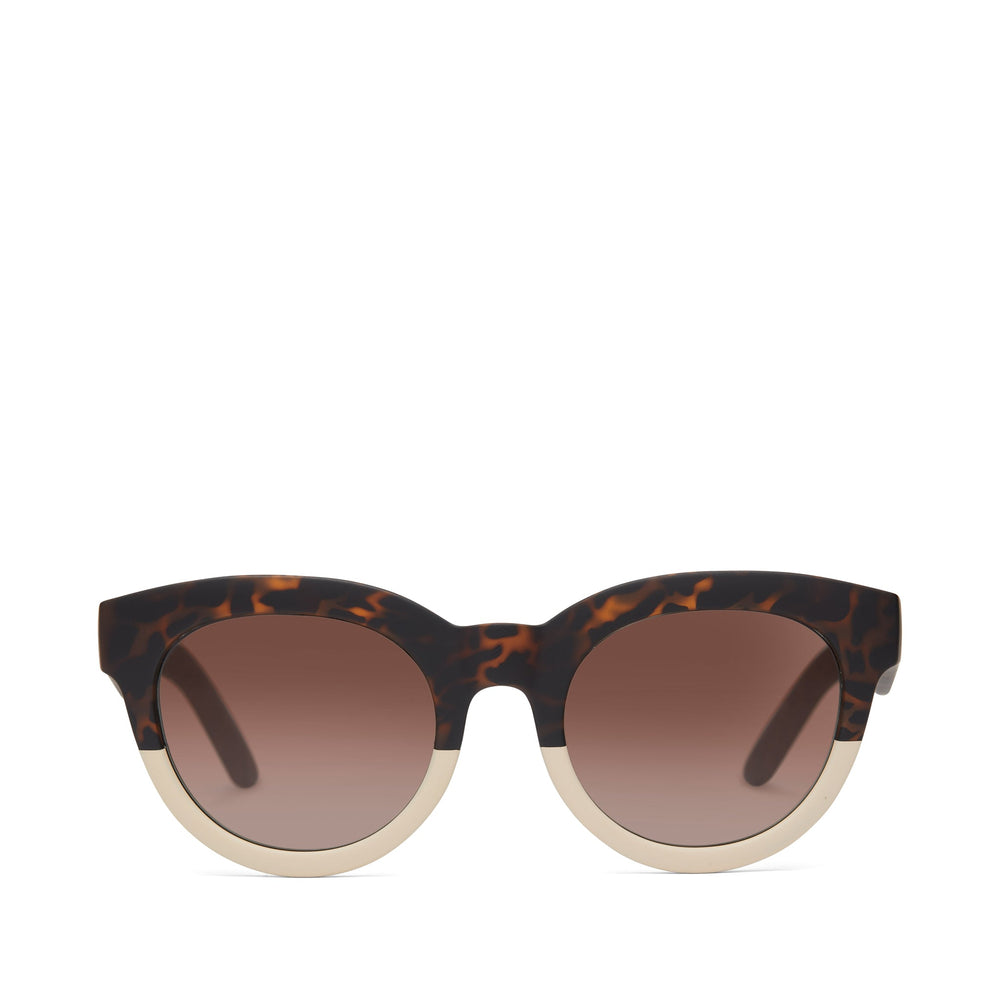 Florentin Tortoise Oatmilk Fade Traveler Sunglasses