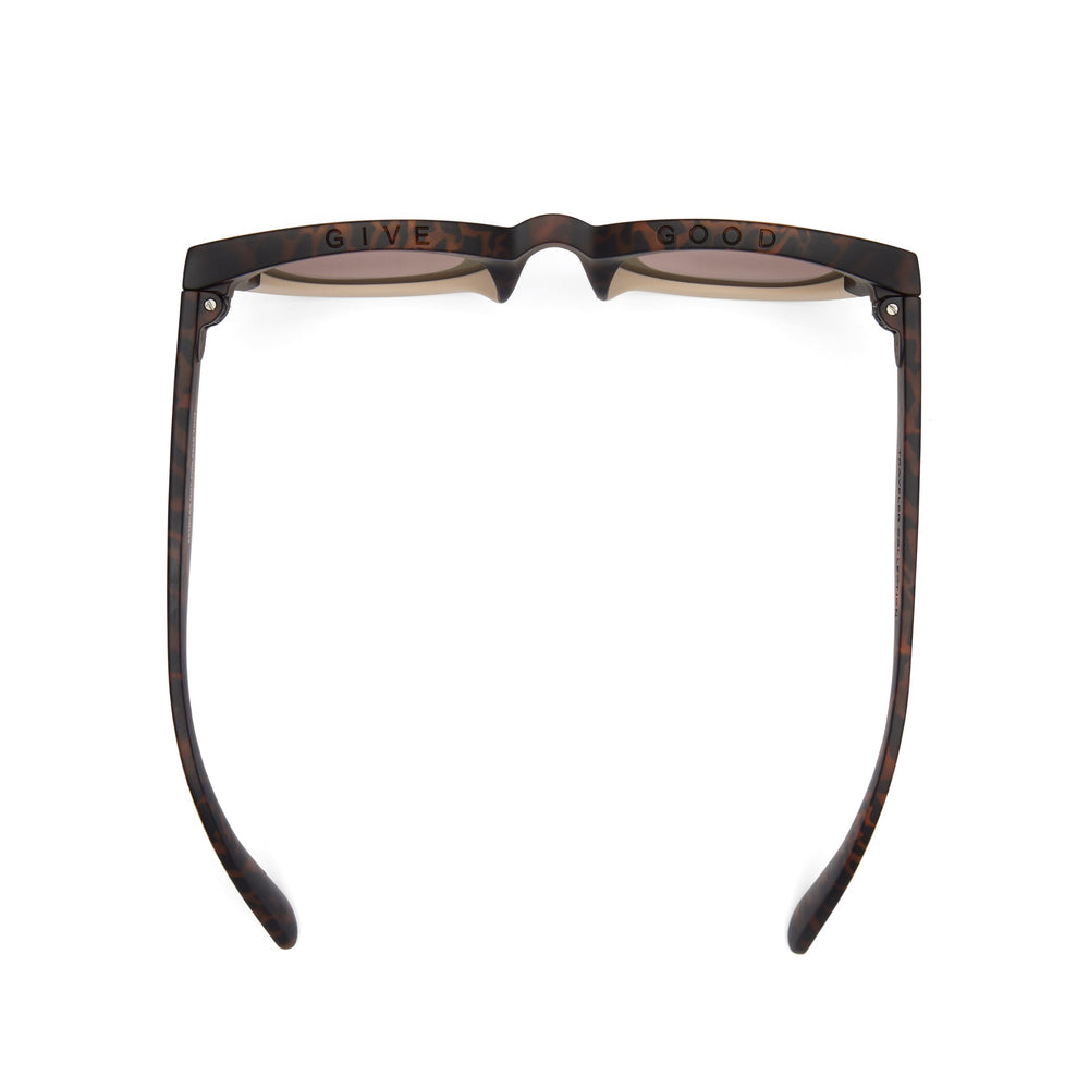 Florentin Tortoise Oatmilk Fade Traveler Sunglasses