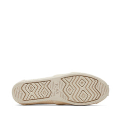 Alpargata Classic Natural Undyed Metallic Linen Stripe