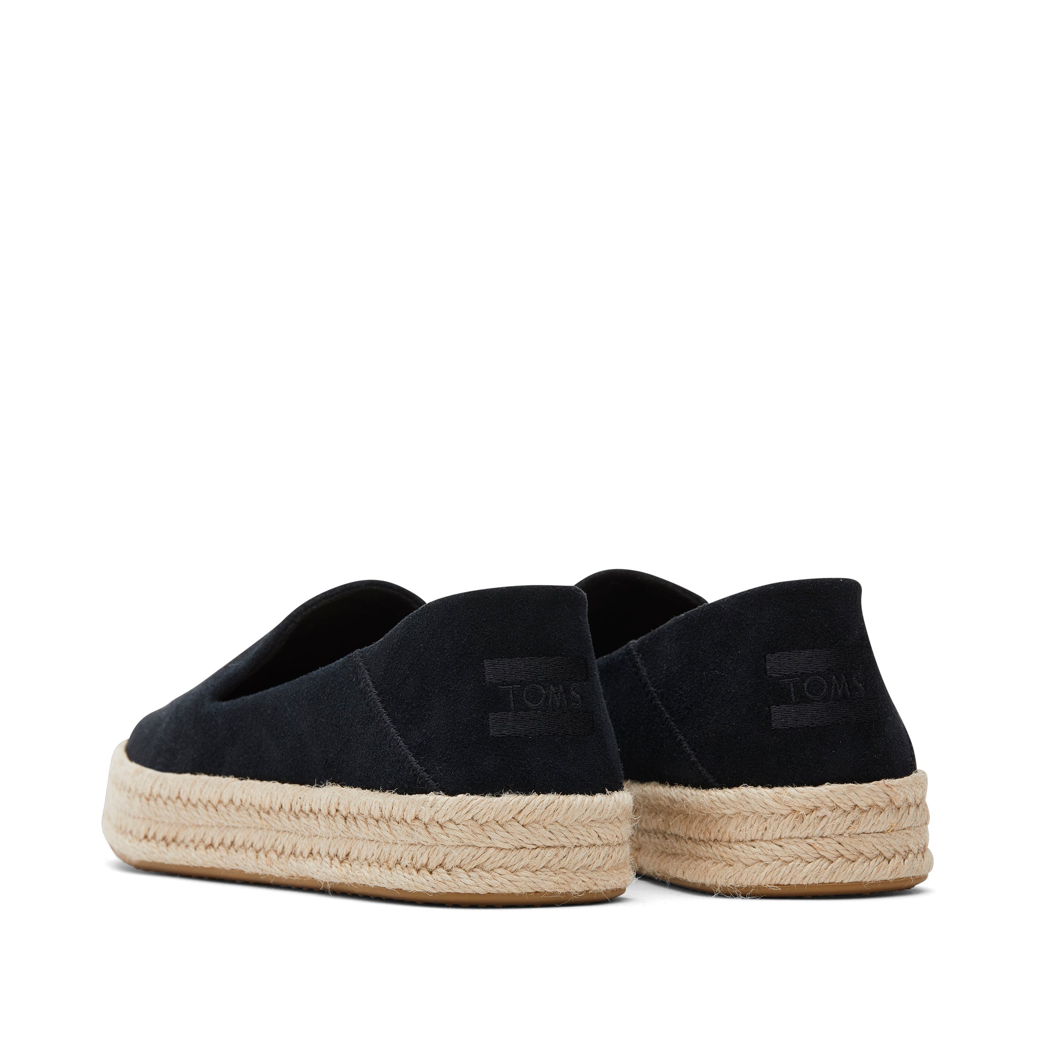Carolina Black Suede Espadrille