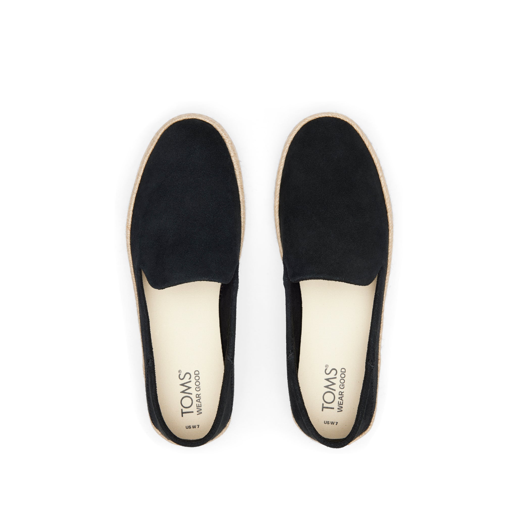 Carolina Black Suede Espadrille