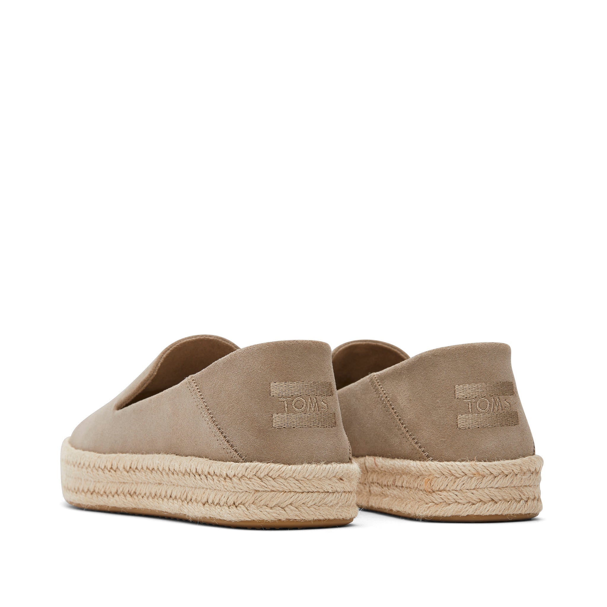 Carolina Taupe Suede Espadrille