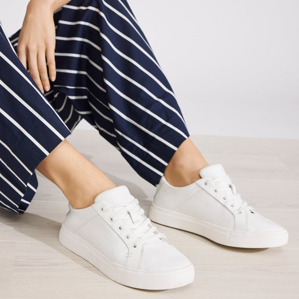 Kameron White Leather Sneaker