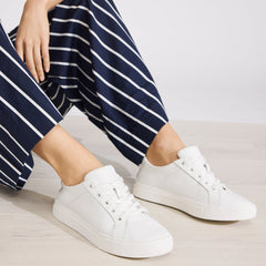 Kameron White Leather Sneaker