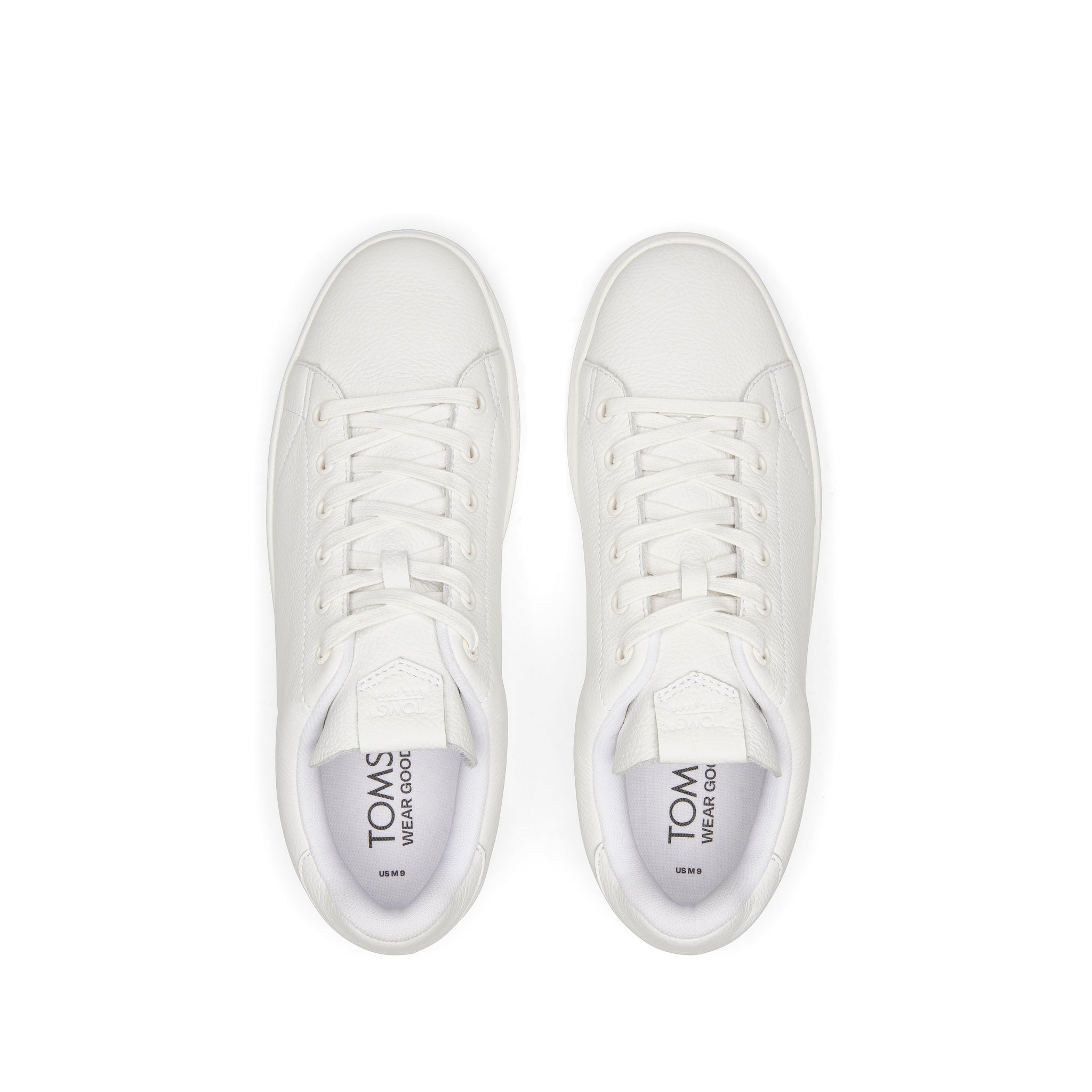 TRVL LITE White Leather Lace-Up Sneaker