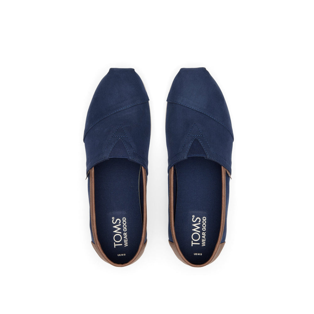 Alpargata Navy Synthetic Trim