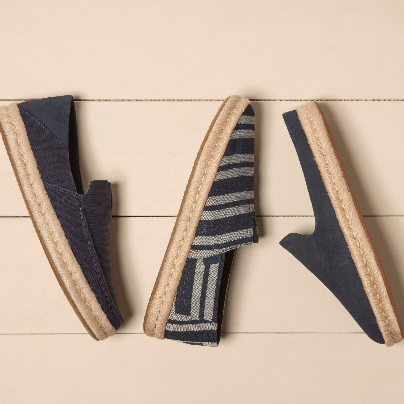 Alonso Navy Heritage Canvas Rope Loafer