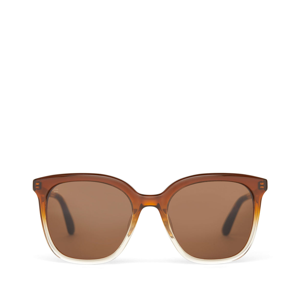 Charmaine Cappuccino Champagne Fade Handcrafted Sunglasses