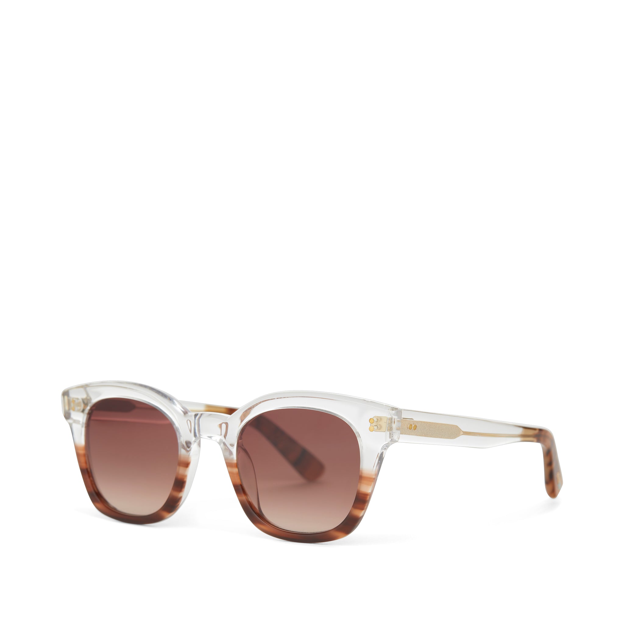 Rome Mocha Fade Handcrafted Sunglasses